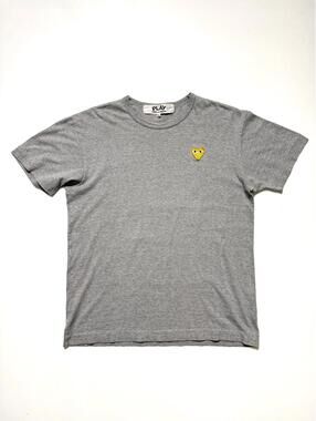 play comme des garcons gold heart tshirt mens XL